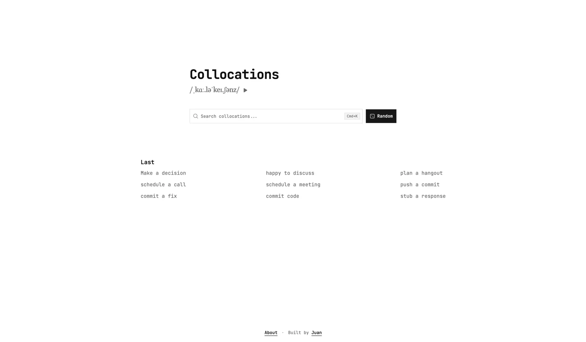 Homepage